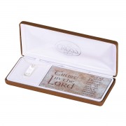 Necklace Proverbs 3:5 Tag 18in Chain Necklace Proverbs 3:5 Tag 18in Chain