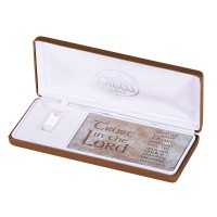 Necklace Proverbs 3:5 Tag 18in Chain