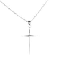 Necklace Star Cross 1-1/8Lx11/16W