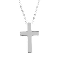 Necklace Box Cross Silver-Plated 18L Necklace Box Cross Silver-Plated 18L