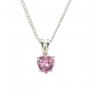 NK-JUNE BIRTHSTONE CZ HEART SIL PLT 18 NK-JUNE BIRTHSTONE CZ HEART SIL PLT 18