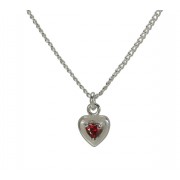 NK-HEART/JANUARY CZ HEART SIL PLT 13 NK-HEART/JANUARY CZ HEART SIL PLT 13