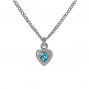 NK-HEART/MARCH CZ HEART SIL PLT 13 NK-HEART/MARCH CZ HEART SIL PLT 13