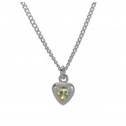 NK-HEART/AUGUST CZ HEART SIL PLT 13 NK-HEART/AUGUST CZ HEART SIL PLT 13