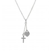 NK BIRTHDAY CRS/HRT SIL PLT-18" CH NK BIRTHDAY CRS/HRT SIL PLT-18" CH