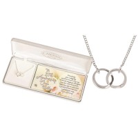 NK-CANA ANNIVERSARY RNGS SIL PLT -18"CH NK-CANA ANNIVERSARY RNGS SIL PLT -18"CH
