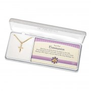 NK-YOUR First Communion CRS GLD PLT 16" CH NK-YOUR First Communion CRS GLD PLT 16" CH