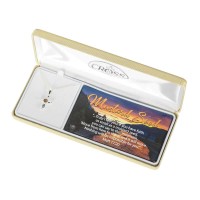 NK-MUST SD PETAL CRS 11/16"SIL PLT 18"CH NK-MUST SD PETAL CRS 11/16"SIL PLT 18"CH