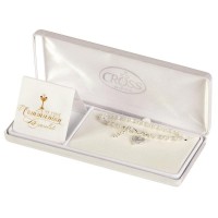 MY First Communion HEART/CZ/BEADS-6"+1"