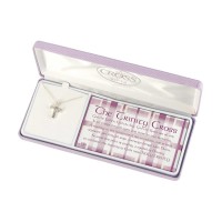 Necklace Trinity Cross Stone 18in Necklace Trinity Cross Stone 18in