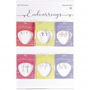 Prepak Endearrings Silver Plate 18 Pc Prepak Endearrings Silver Plate 18 Pc