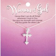 Necklace Fleuree Cross/Crystal 18L Necklace Fleuree Cross/Crystal 18L