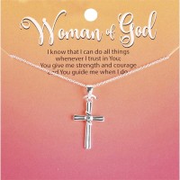 Necklace Box Cross/Crystal 18L