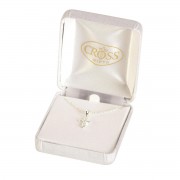 Necklace Silver Plate Petal Cross Necklace Silver Plate Petal Cross