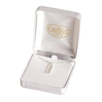 Necklace Rectangle with Cutout Cross