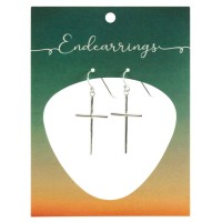 Endearrings Polished Cross 1.19in Endearrings Polished Cross 1.19in
