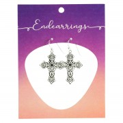 Endearrings Filigree Bud Cross 1in Endearrings Filigree Bud Cross 1in