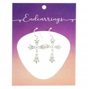 Endearrings Filigree Bud Cross 1 1/4in Endearrings Filigree Bud Cross 1 1/4in