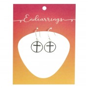 Endearrings Circle/Cross 9/16in Endearrings Circle/Cross 9/16in