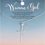 Necklace Sculpted Cross Silver Plate Necklace Sculpted Cross Silver Plate