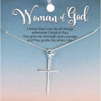 Necklace Sculpted Cross Silver Plate Necklace Sculpted Cross Silver Plate