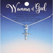 Necklace Petal Cross Silver Plate Necklace Petal Cross Silver Plate