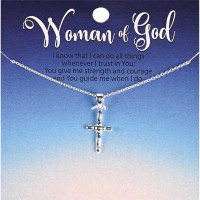 Necklace Petal Cross Silver Plate Necklace Petal Cross Silver Plate