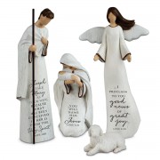Nativity Savior Is Born Holy Family 4Pc Nativity Savior Is Born Holy Family 4Pc