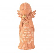 2pk -Angel Figurine Trust The Lord Prov.3:6 - (Pack of 2) 2pk -Angel Figurine Trust The Lord Prov.3:6 - (Pack of 2)