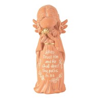 2pk -Angel Figurine Trust The Lord Prov.3:6 - (Pack of 2)