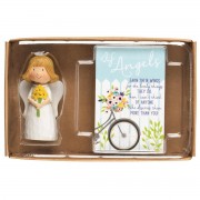 2pk -ANGEL PRAY/CRD ANGEL WINGS RSN 2.5" - (Pack of 2) 2pk -ANGEL PRAY/CRD ANGEL WINGS RSN 2.5" - (Pack of 2)