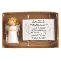 2pk -ANGEL PRAY/CRD I THOUGHT OF YOU RSN 2.5" - (Pack of 2) 2pk -ANGEL PRAY/CRD I THOUGHT OF YOU RSN 2.5" - (Pack of 2)