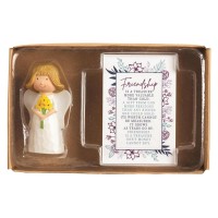2pk -ANGEL FLWR/CRD FRIENDSHIP IS A RSN 2.5 - (Pack of 2)