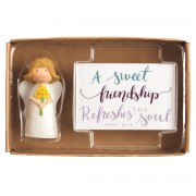 2pk -ANGEL FLWR/CRD A SWEET FRIENDSHIP RSN - (Pack of 2) 2pk -ANGEL FLWR/CRD A SWEET FRIENDSHIP RSN - (Pack of 2)
