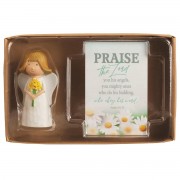 2pk -ANGEL FLWR/CRD PRAISE THE LORD RSN 2.5" - (Pack of 2) 2pk -ANGEL FLWR/CRD PRAISE THE LORD RSN 2.5" - (Pack of 2)