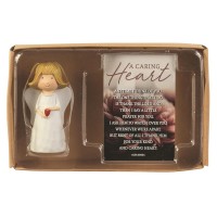 2pk -Angel And Card A Caring Heart Gift Box - (Pack of 2) 2pk -Angel And Card A Caring Heart Gift Box - (Pack of 2)