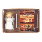 2pk -Angel Figurine Pray God Grant Gratitude - (Pack of 2) 2pk -Angel Figurine Pray God Grant Gratitude - (Pack of 2)