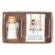 2pk -Angel Figurine Faith & Friendship Resin - (Pack of 2) 2pk -Angel Figurine Faith & Friendship Resin - (Pack of 2)