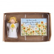 2pk -Angel Figurine He Made Everything - (Pack of 2) 2pk -Angel Figurine He Made Everything - (Pack of 2)