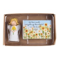 2pk -Angel Figurine He Made Everything - (Pack of 2) 2pk -Angel Figurine He Made Everything - (Pack of 2)