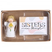 2pk -Angel Figurine Sisters In Christ - (Pack of 2) 2pk -Angel Figurine Sisters In Christ - (Pack of 2)