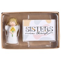 2pk -Angel Figurine Sisters In Christ - (Pack of 2) 2pk -Angel Figurine Sisters In Christ - (Pack of 2)