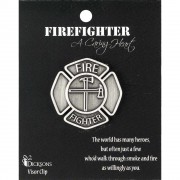 4pk -VISOR CLIP-FIREFIGHTER - Pack of 4 4pk -VISOR CLIP-FIREFIGHTER - Pack of 4