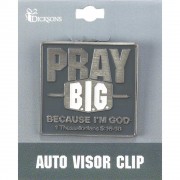 4pk -VISOR CLIP-PRAY BIG - Pack of 4 4pk -VISOR CLIP-PRAY BIG - Pack of 4