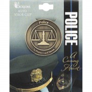4pk -VISOR CLIP-POLICE - Pack of 4 4pk -VISOR CLIP-POLICE - Pack of 4
