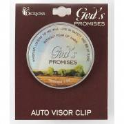 4pk -VISOR CLIP-GOD'S PROMISE - Pack of 4 4pk -VISOR CLIP-GOD'S PROMISE - Pack of 4