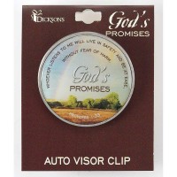 4pk -VISOR CLIP-GOD'S PROMISE - Pack of 4