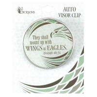 4pk -VISOR CLIP-WINGS AS EAGLES - Pack of 4