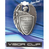 4pk -VISOR CLIP MASCULINE ANGEL PEARL SIL - Pack of 4