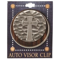 4pk -VISOR CLIP PHIL.4:13 I CAN DO - Pack of 4